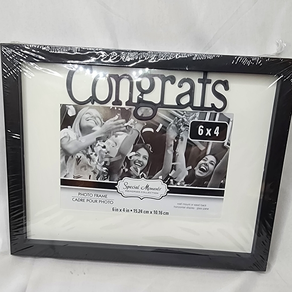 Special Moments Other - Special Moments, Congrats Black Photo Frame 6x4
